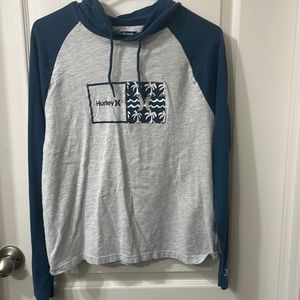 Mens Small long sleeve with hood